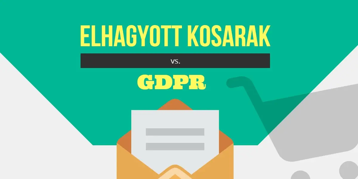 Az elhagyott kosár emlékeztető és a GDPR