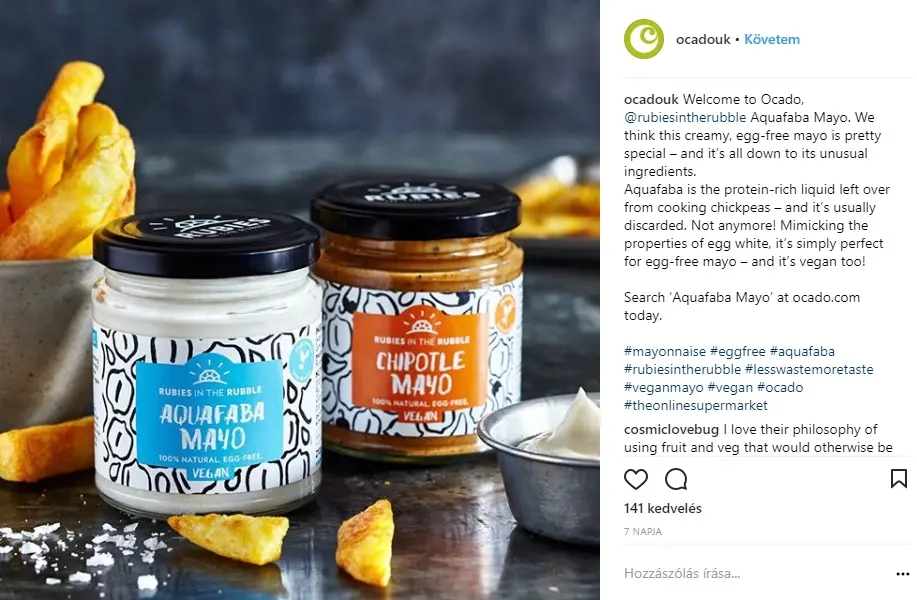 Ocado Instagram példa
